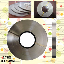 Pure Ni Plate Nickel Strip Tape For Li 18650 Battery Spot Welding 0.1X4mm 0.72KG