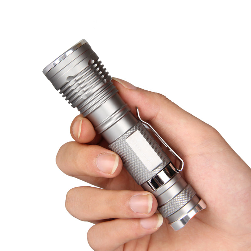 LED Zoomable Focus Flashlight Torch