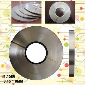 Pure Ni Plate Nickel Strip Tape For Li 18650 Battery Spot Welding 0.15mmX8mm 1.15kg