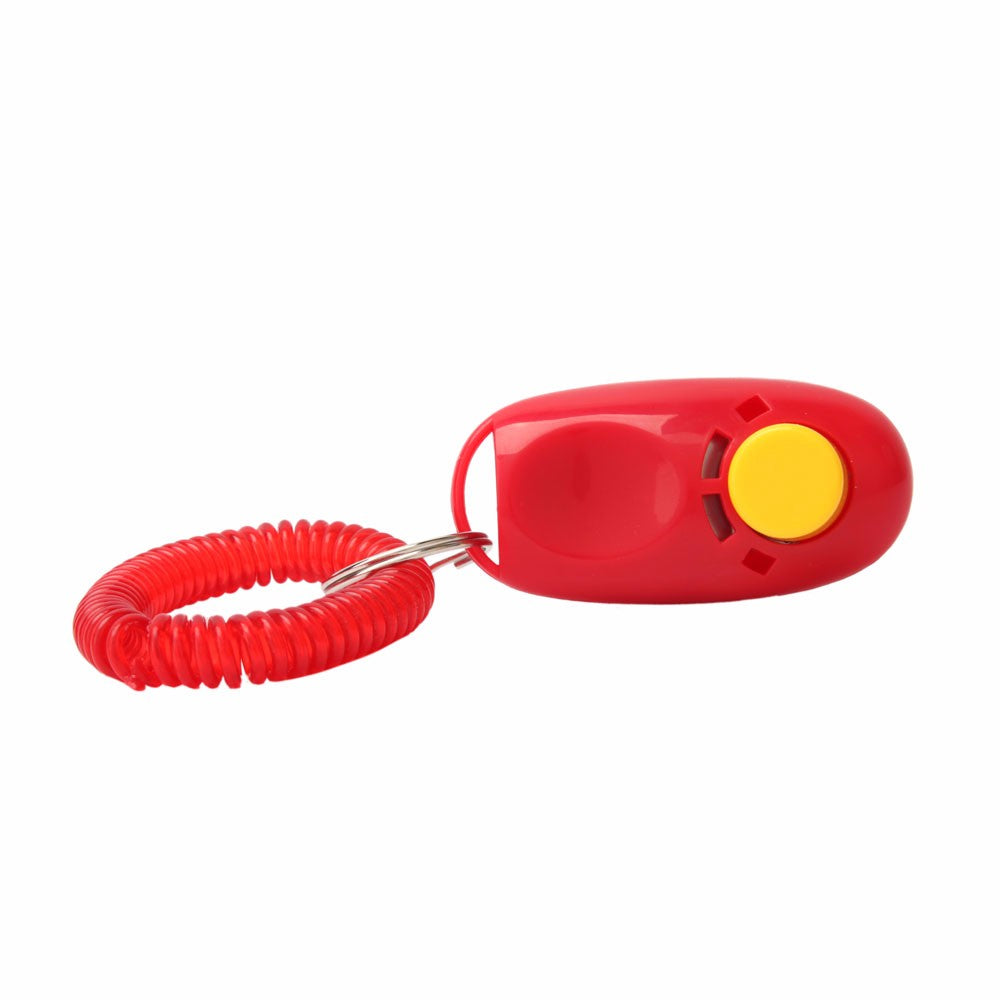 Dog Click Clicker Training Trainer Red