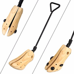 1 Pair Boot Stretchers Professional Wooden Shoes Stretcher for Boots 39-42 M