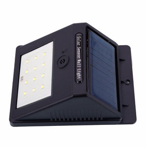 12-LED Triangle Diamond Pattern Solar Sensor Lamp with Sound Control & Light Control & Slightly Brig