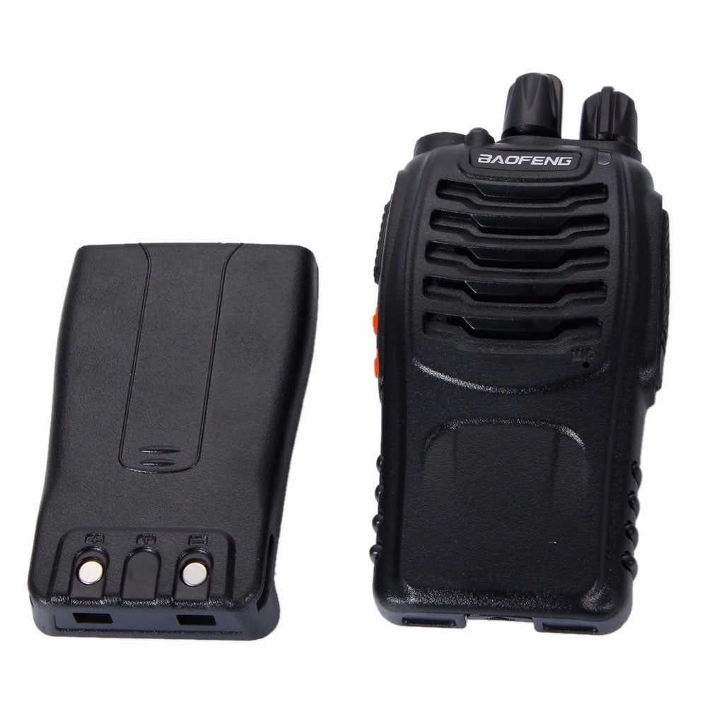 Baofeng BF-888S 5W 400-470MHz Handheld Walkie Talkie Black (2pcs Pair)