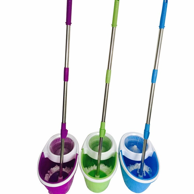 BLL-22A 360-Degree Rotary Head Ultra Slim Microfiber Mop with Oval Bucket Green