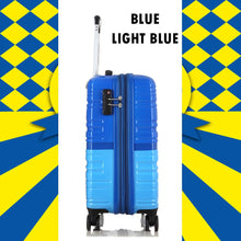 Blue Light Blue ABS HARDCASE SPINNER SUITCASE LUGGAGE UPRIGHT 20"24"28" 3PCS/SET