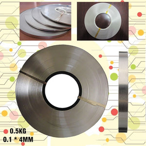 Pure Ni Plate Nickel Strip Tape For Li 18650 Battery Spot Welding 0.1X4mm 0.5KG