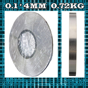 Pure Ni Plate Nickel Strip Tape For Li 18650 Battery Spot Welding 0.1X4mm 0.72KG
