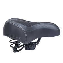 Bicycle Wide Leather Bike Cycling Cushion Comfort Sporty Soft Pad Saddle Seat
