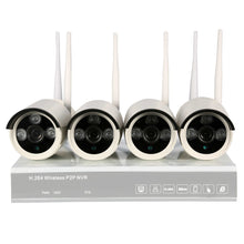 Techage 4CH 720P Wireless NVR 1.0MP Wifi IP Camera CCTV Home Security System